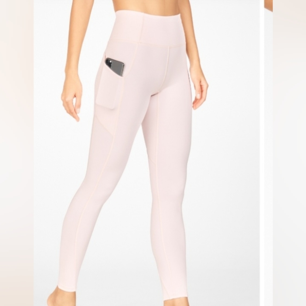 NWT-Oasis PureLuxe High-Waisted Legging-Pink Frost